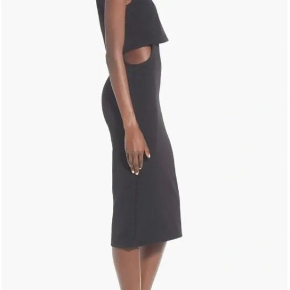 Leith Side Cutout Popover Midi Dress - Picture 10 of 11